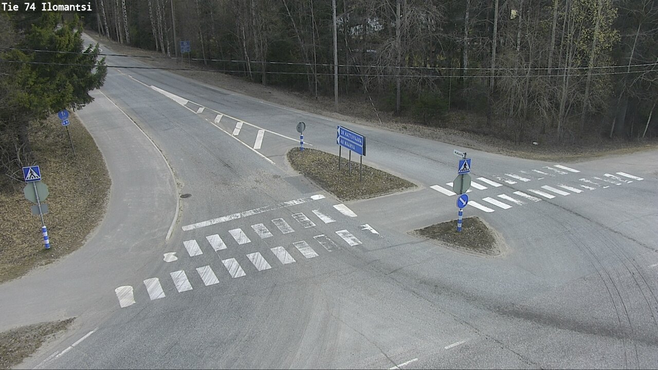 Weather Camera Image Väg 74 Ilomantsi, Ilomantsi, Pohjois-Karjala