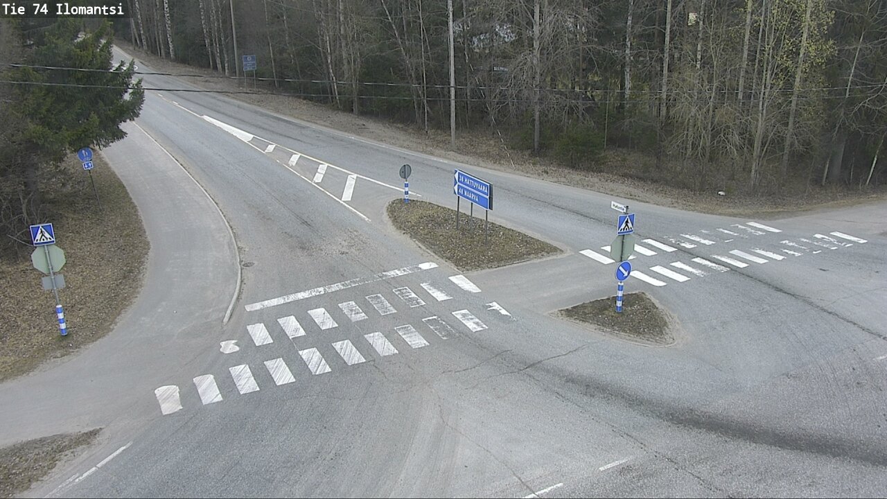 Weather Camera Image Väg 74 Ilomantsi, Ilomantsi, Pohjois-Karjala