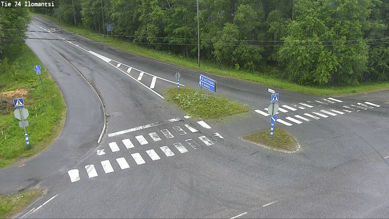 Weather Camera Image Väg 74 Ilomantsi, Ilomantsi, Pohjois-Karjala