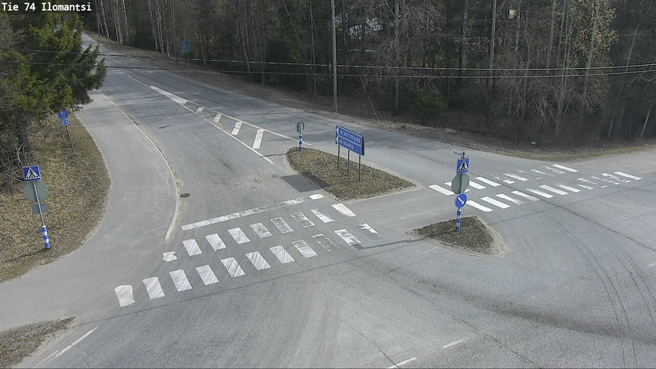 Weather Camera Image Väg 74 Ilomantsi, Ilomantsi, Pohjois-Karjala