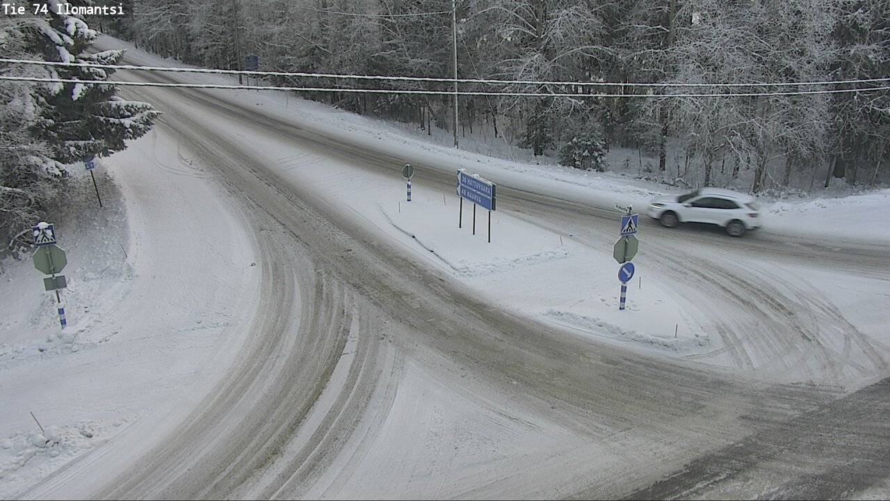 Weather Camera Image Väg 74 Ilomantsi, Ilomantsi, Pohjois-Karjala