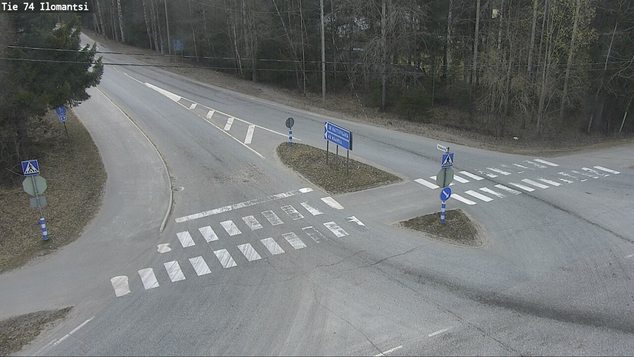 Weather Camera Image Väg 74 Ilomantsi, Ilomantsi, Pohjois-Karjala