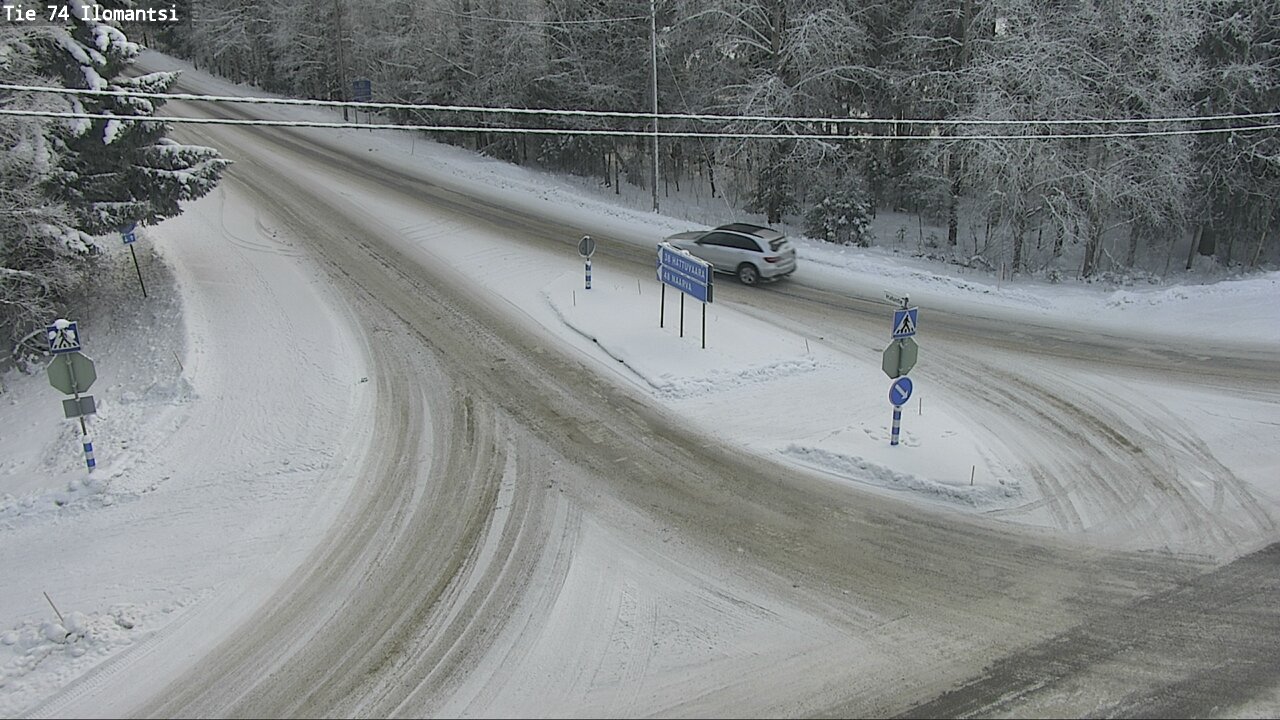 Weather Camera Image Väg 74 Ilomantsi, Ilomantsi, Pohjois-Karjala