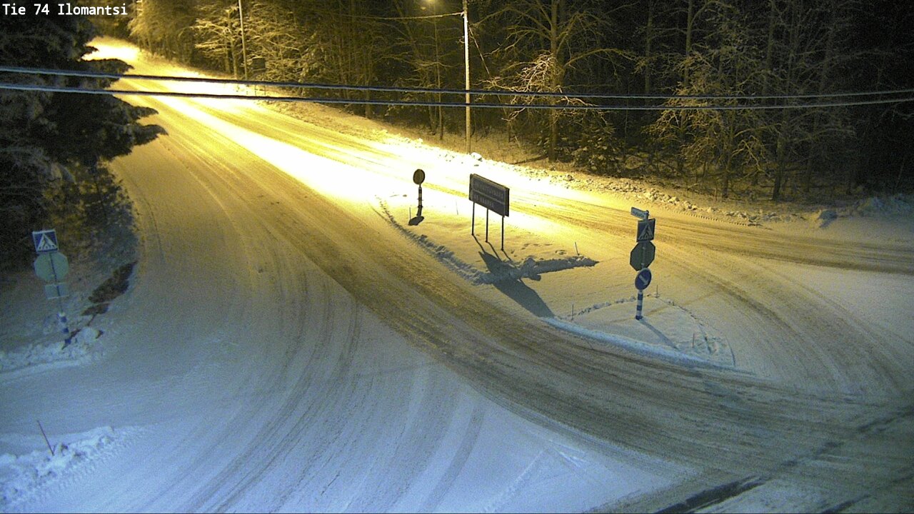 Weather Camera Image Väg 74 Ilomantsi, Ilomantsi, Pohjois-Karjala
