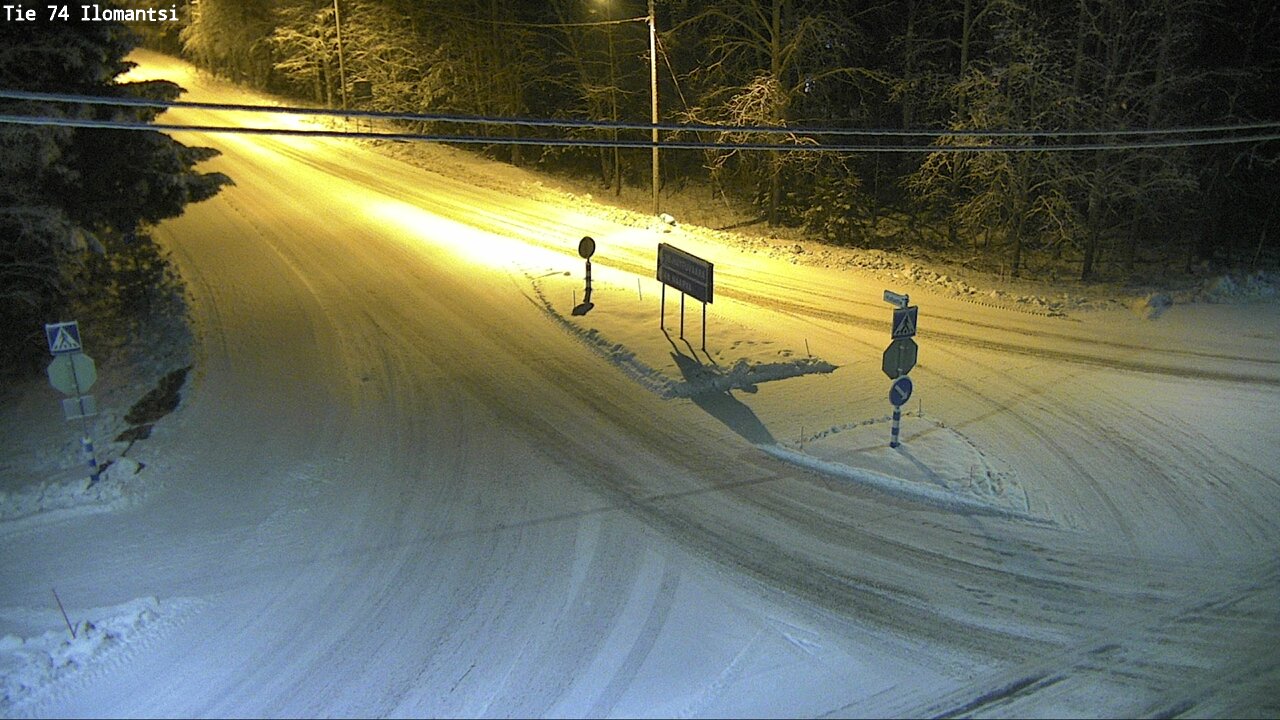 Weather Camera Image Väg 74 Ilomantsi, Ilomantsi, Pohjois-Karjala