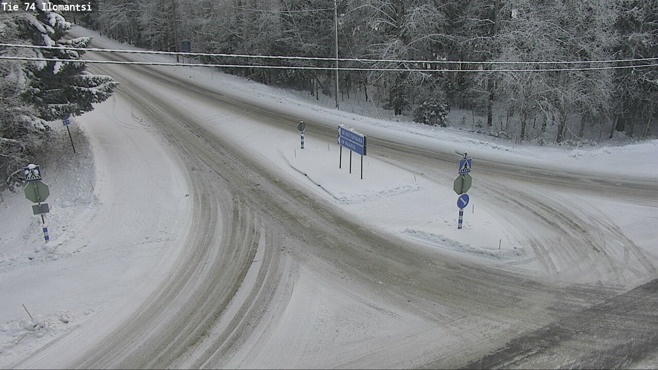 Weather Camera Image Väg 74 Ilomantsi, Ilomantsi, Pohjois-Karjala
