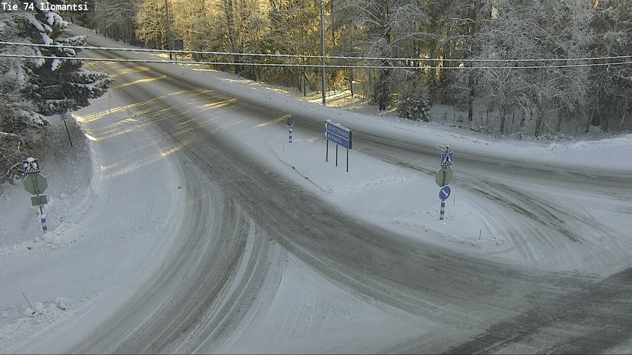 Weather Camera Image Väg 74 Ilomantsi, Ilomantsi, Pohjois-Karjala