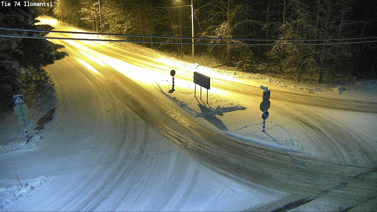 Weather Camera Image Väg 74 Ilomantsi, Ilomantsi, Pohjois-Karjala