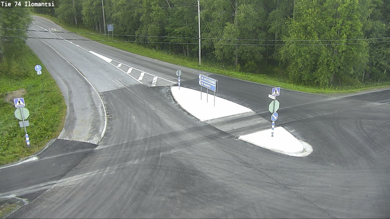 Weather Camera Image Road 74 Ilomantsi, Ilomantsi, Pohjois-Karjala