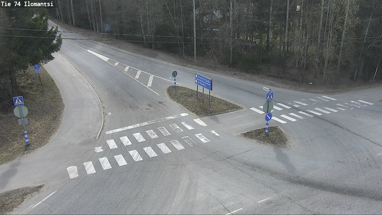 Weather Camera Image Väg 74 Ilomantsi, Ilomantsi, Pohjois-Karjala