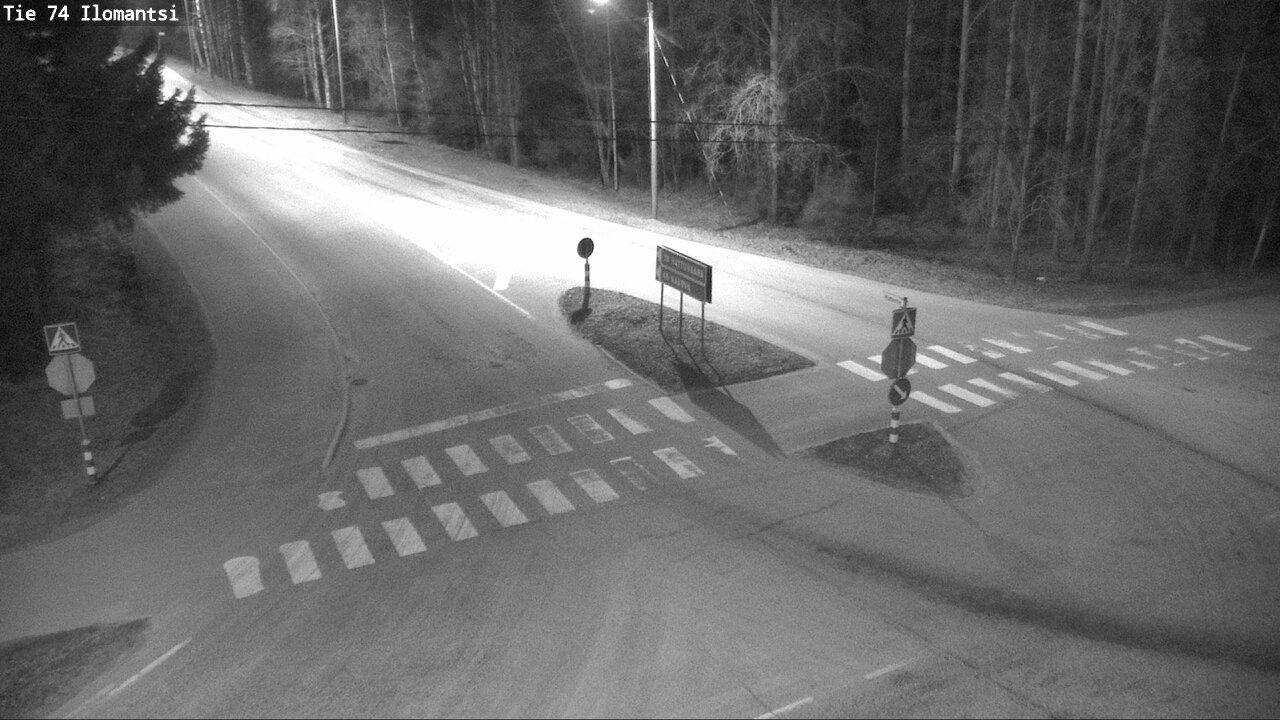 Weather Camera Image Väg 74 Ilomantsi, Ilomantsi, Pohjois-Karjala