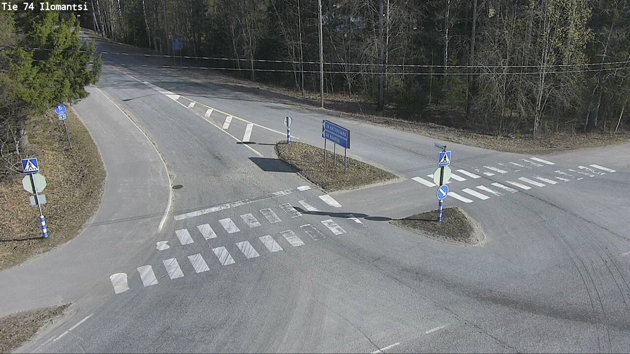 Weather Camera Image Väg 74 Ilomantsi, Ilomantsi, Pohjois-Karjala