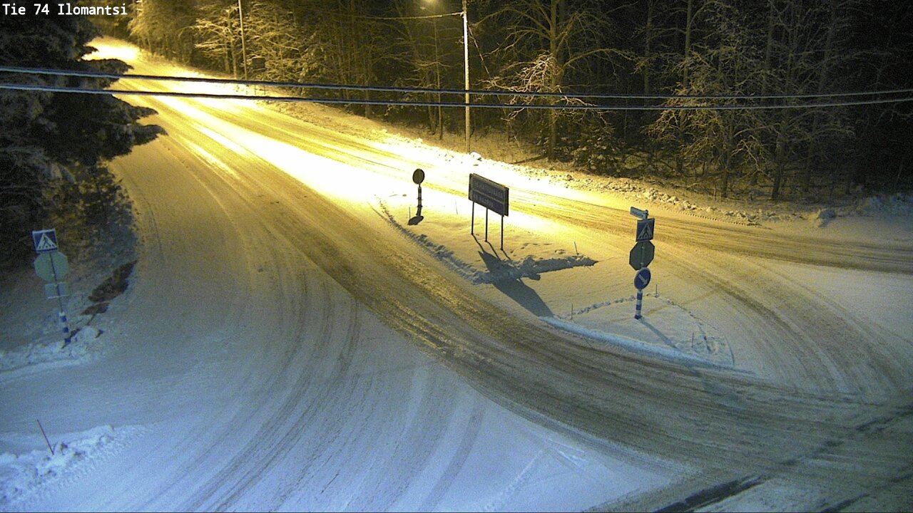 Weather Camera Image Väg 74 Ilomantsi, Ilomantsi, Pohjois-Karjala