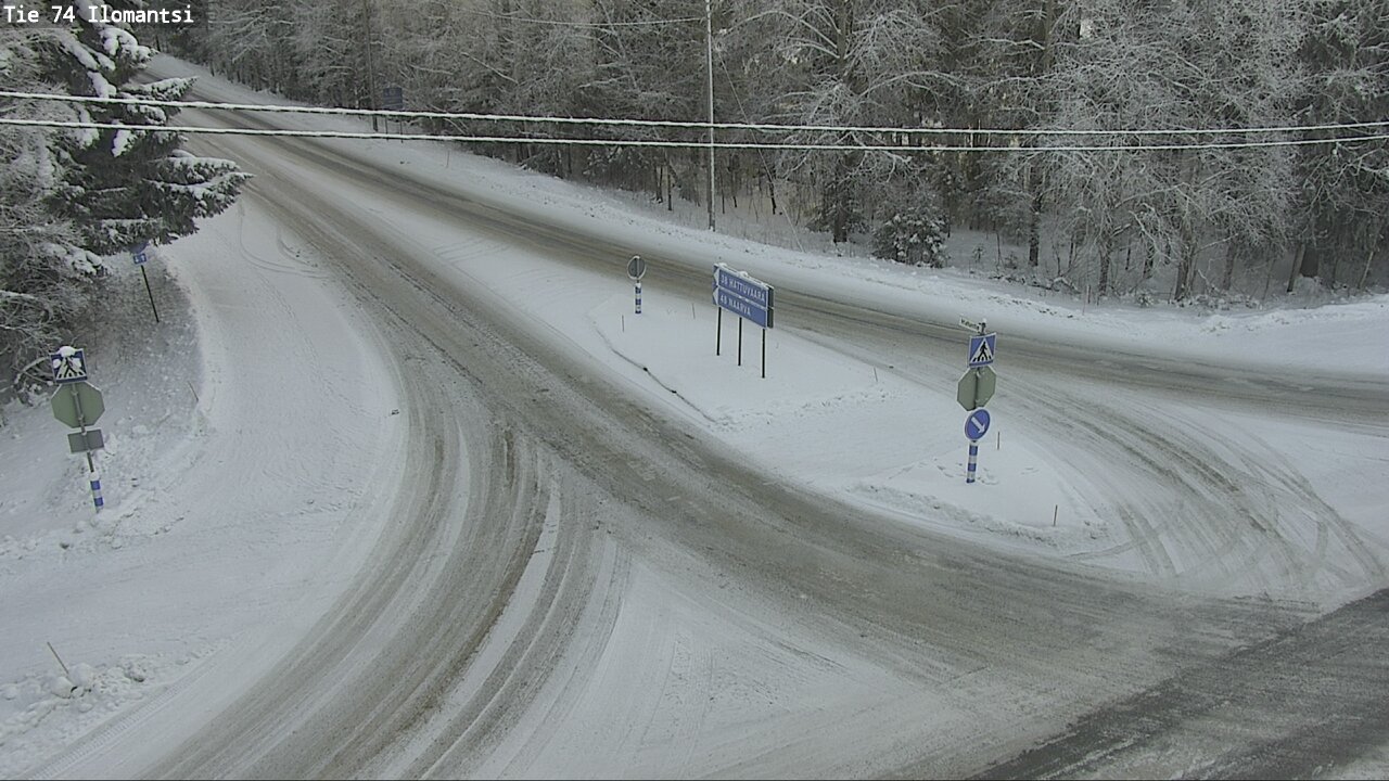 Weather Camera Image Väg 74 Ilomantsi, Ilomantsi, Pohjois-Karjala