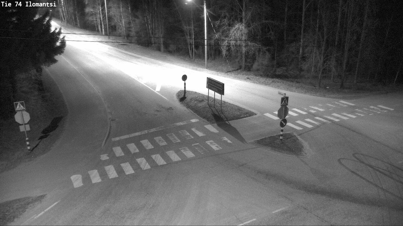 Weather Camera Image Väg 74 Ilomantsi, Ilomantsi, Pohjois-Karjala