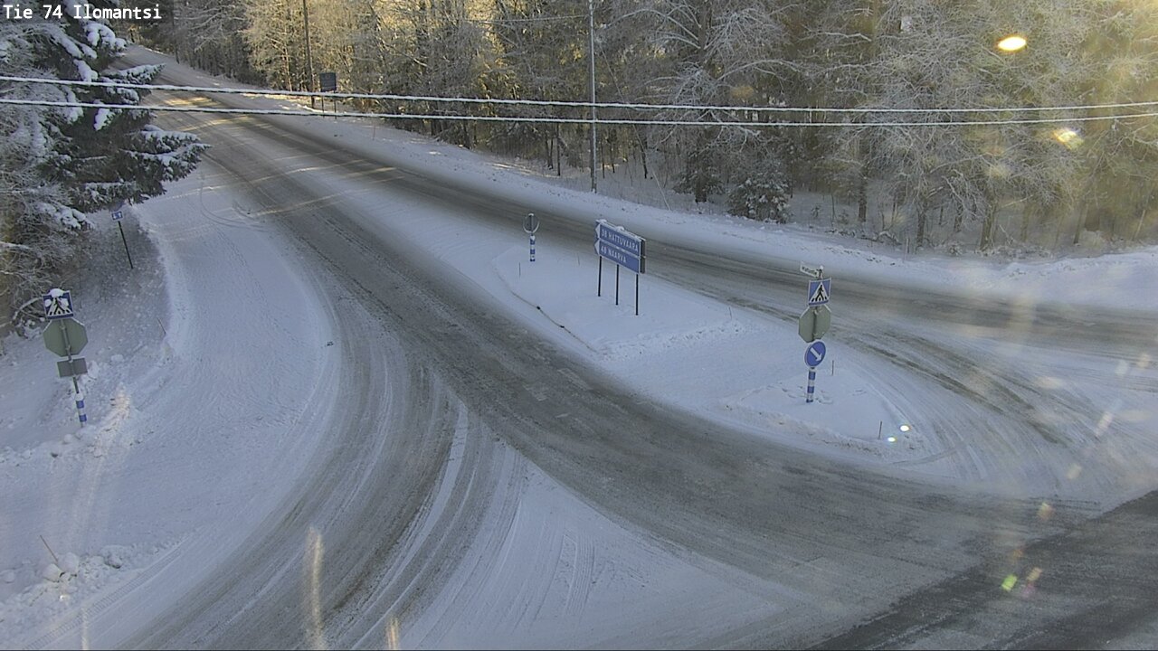 Weather Camera Image Väg 74 Ilomantsi, Ilomantsi, Pohjois-Karjala