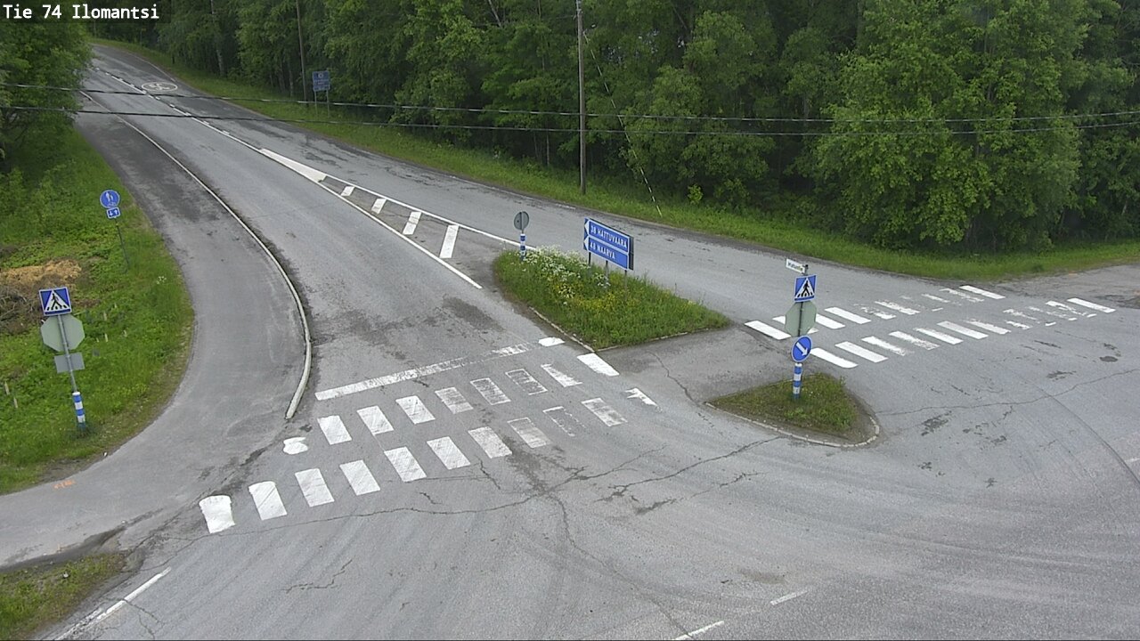 Weather Camera Image Väg 74 Ilomantsi, Ilomantsi, Pohjois-Karjala
