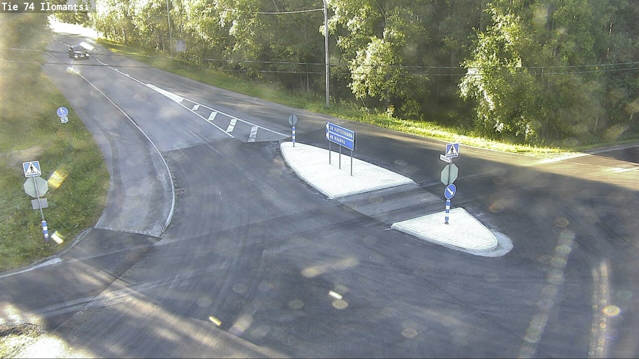 Weather Camera Image Väg 74 Ilomantsi, Ilomantsi, Pohjois-Karjala
