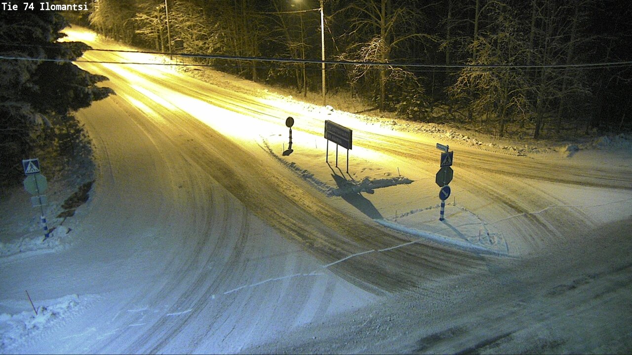 Weather Camera Image Väg 74 Ilomantsi, Ilomantsi, Pohjois-Karjala