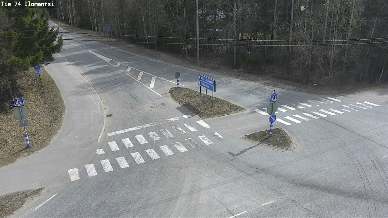 Weather Camera Image Väg 74 Ilomantsi, Ilomantsi, Pohjois-Karjala
