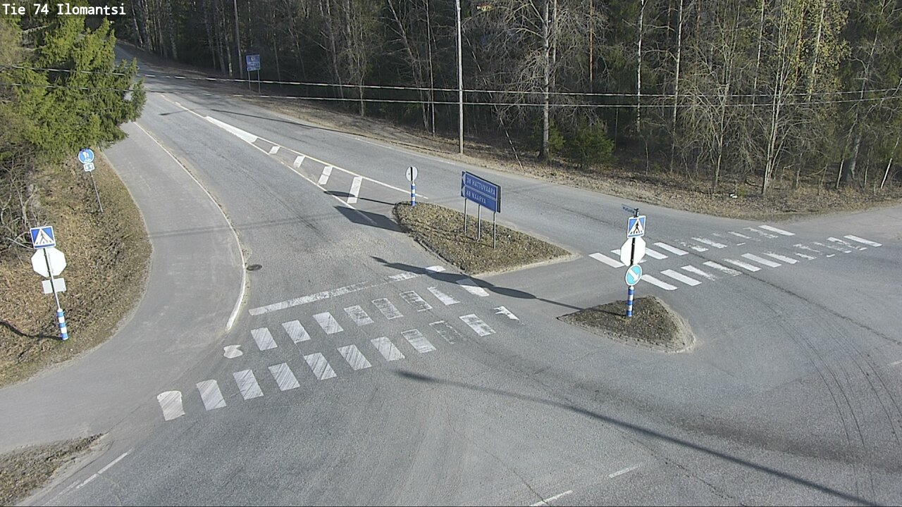 Weather Camera Image Väg 74 Ilomantsi, Ilomantsi, Pohjois-Karjala