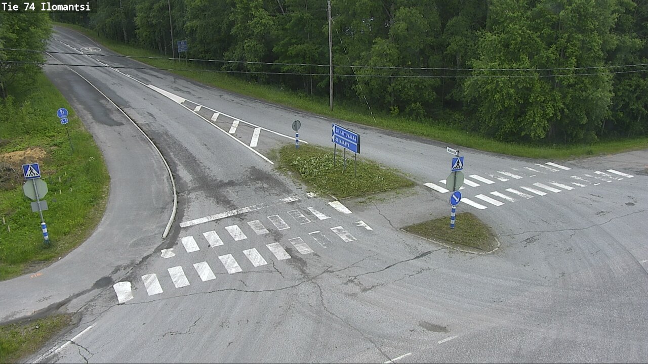 Weather Camera Image Road 74 Ilomantsi, Ilomantsi, Pohjois-Karjala