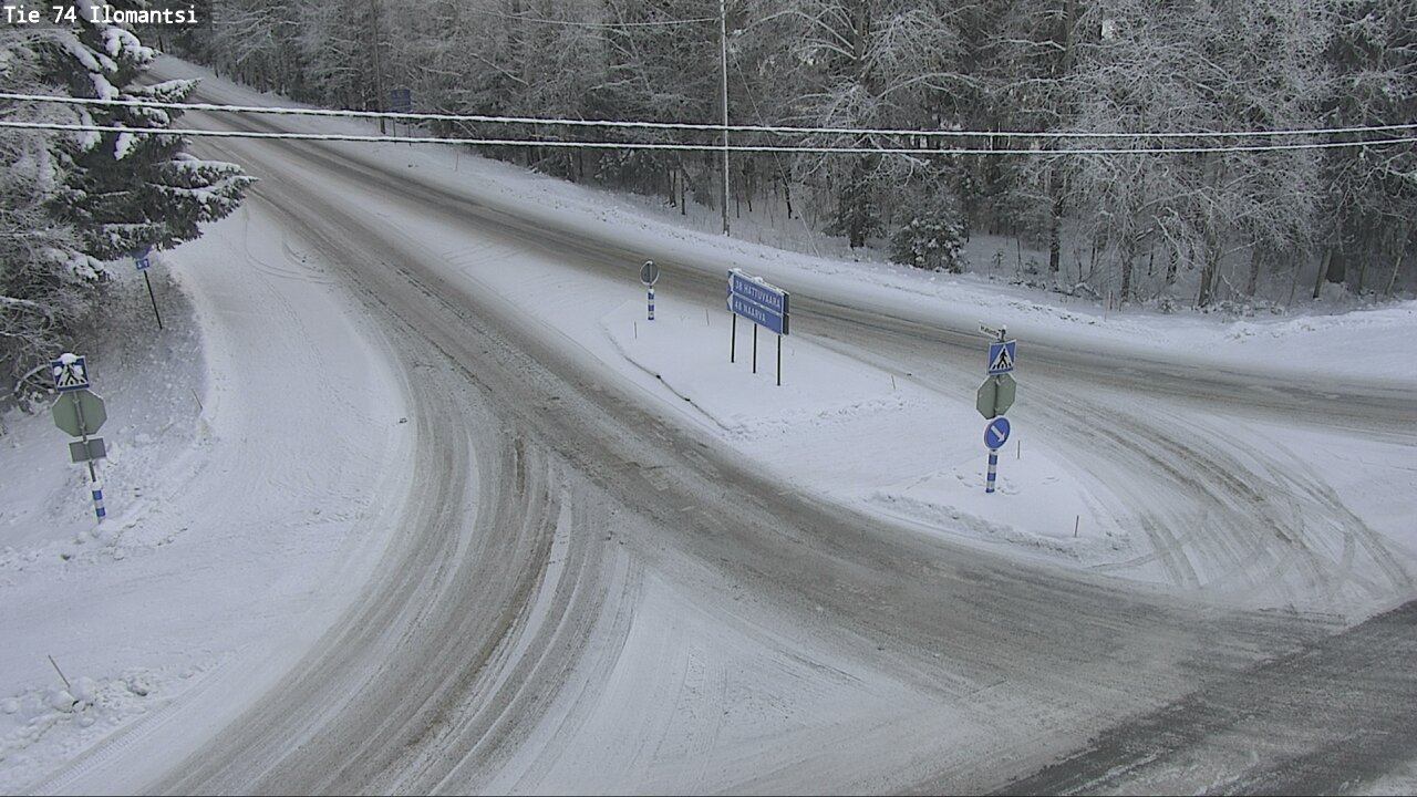 Weather Camera Image Väg 74 Ilomantsi, Ilomantsi, Pohjois-Karjala