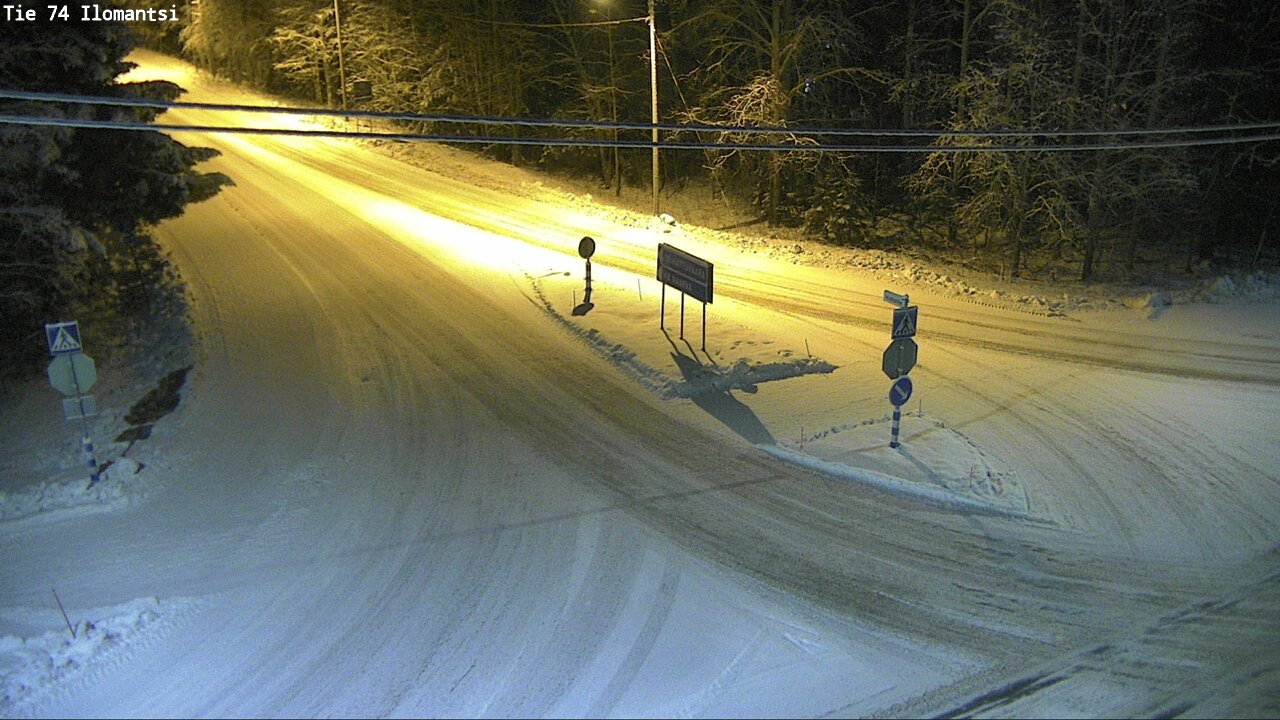 Weather Camera Image Väg 74 Ilomantsi, Ilomantsi, Pohjois-Karjala