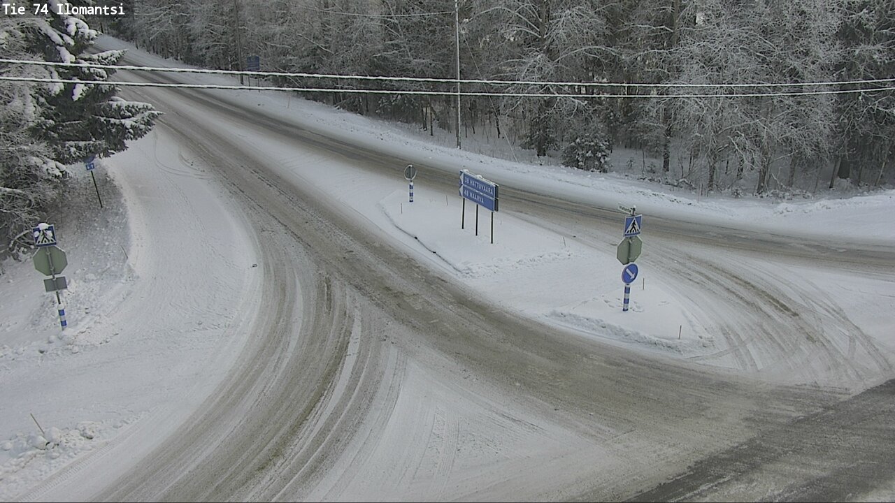 Weather Camera Image Väg 74 Ilomantsi, Ilomantsi, Pohjois-Karjala