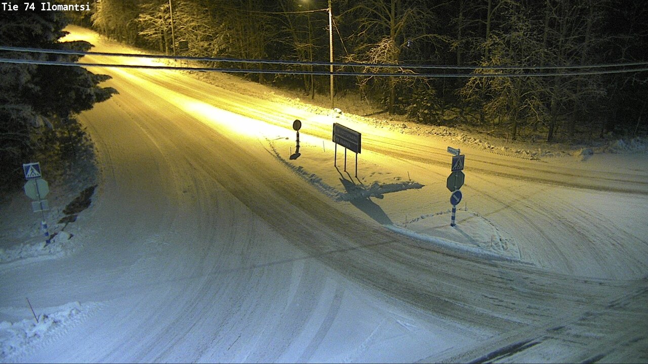 Weather Camera Image Väg 74 Ilomantsi, Ilomantsi, Pohjois-Karjala