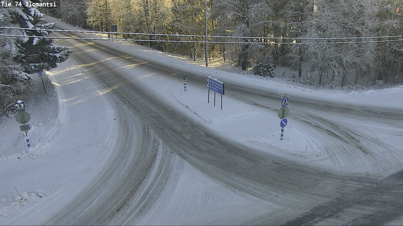Weather Camera Image Väg 74 Ilomantsi, Ilomantsi, Pohjois-Karjala