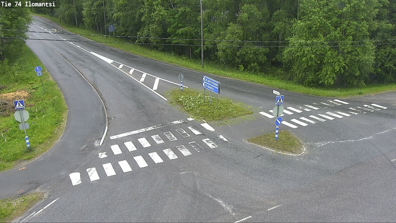 Weather Camera Image Väg 74 Ilomantsi, Ilomantsi, Pohjois-Karjala