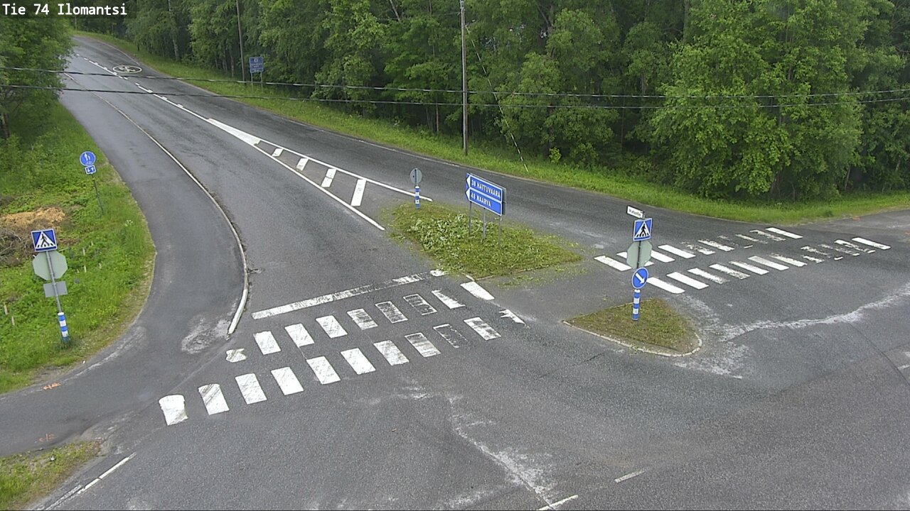 Weather Camera Image Väg 74 Ilomantsi, Ilomantsi, Pohjois-Karjala