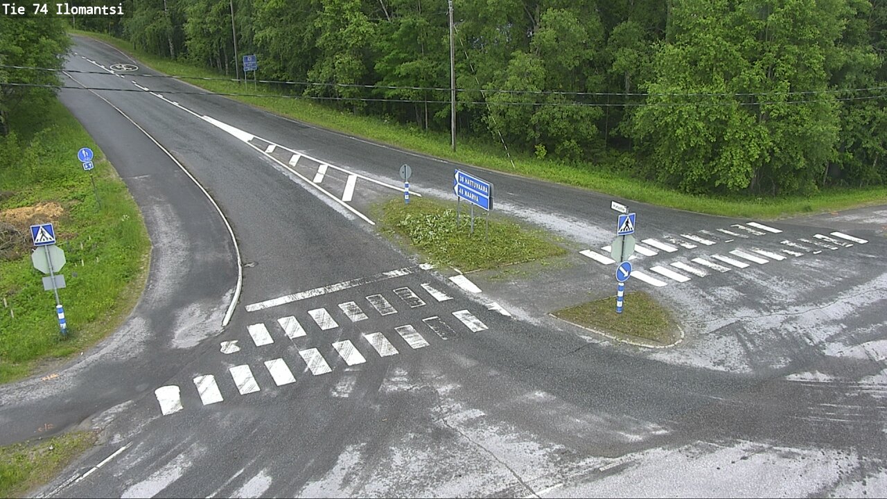 Weather Camera Image Väg 74 Ilomantsi, Ilomantsi, Pohjois-Karjala