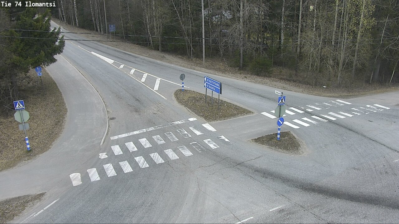 Weather Camera Image Väg 74 Ilomantsi, Ilomantsi, Pohjois-Karjala