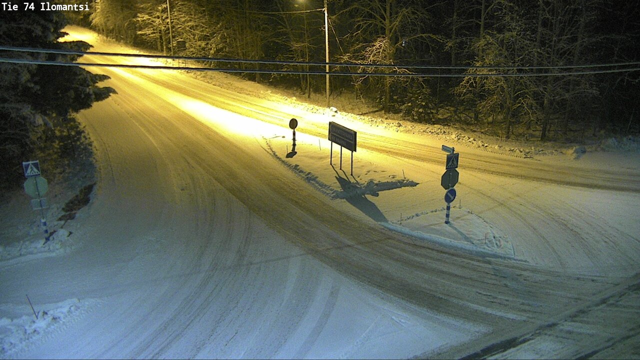 Weather Camera Image Väg 74 Ilomantsi, Ilomantsi, Pohjois-Karjala