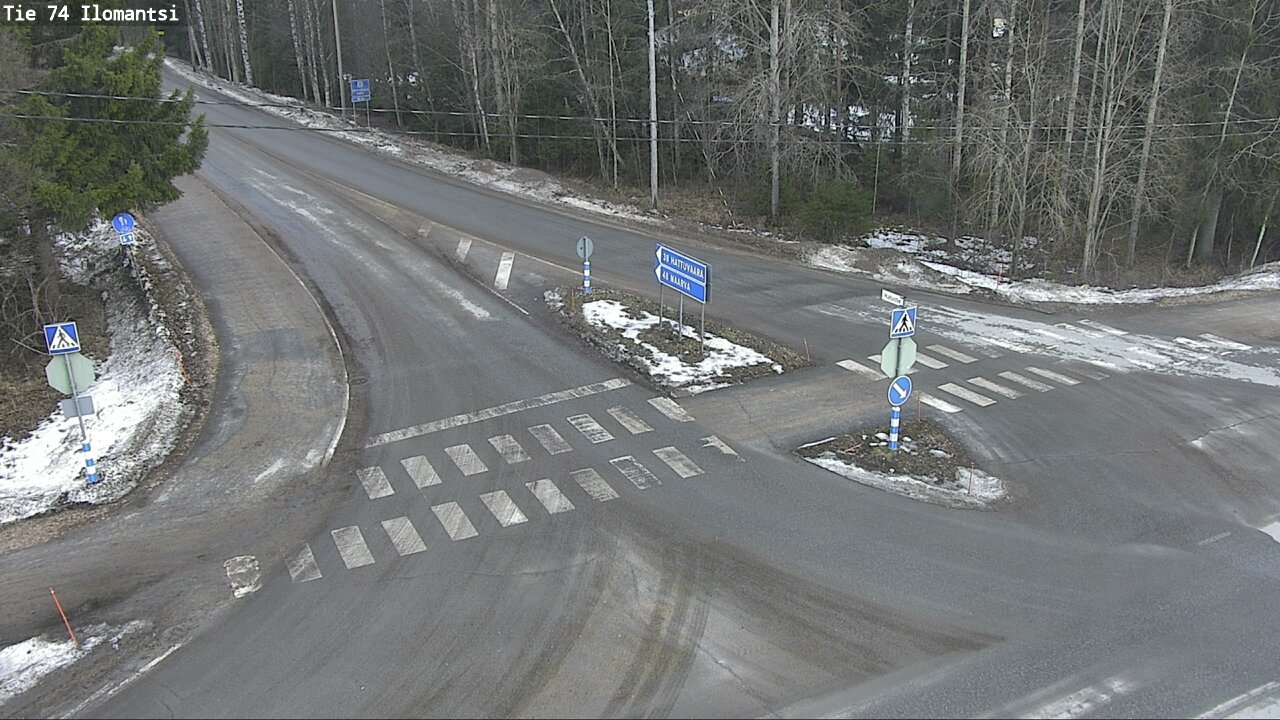 Weather Camera Image Väg 74 Ilomantsi, Ilomantsi, Pohjois-Karjala