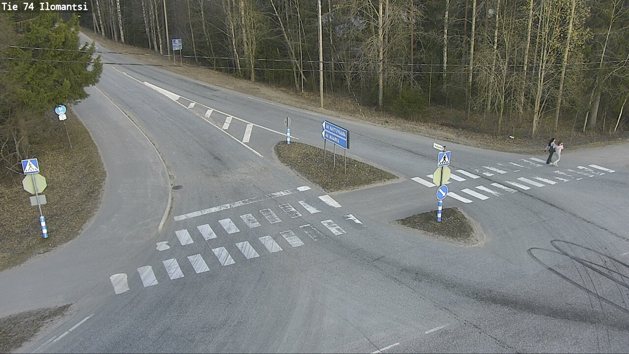 Weather Camera Image Väg 74 Ilomantsi, Ilomantsi, Pohjois-Karjala