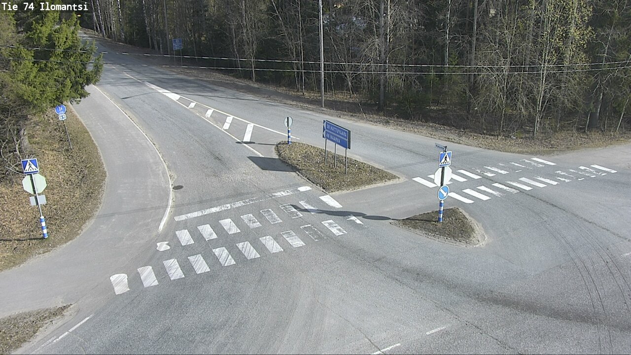 Weather Camera Image Väg 74 Ilomantsi, Ilomantsi, Pohjois-Karjala