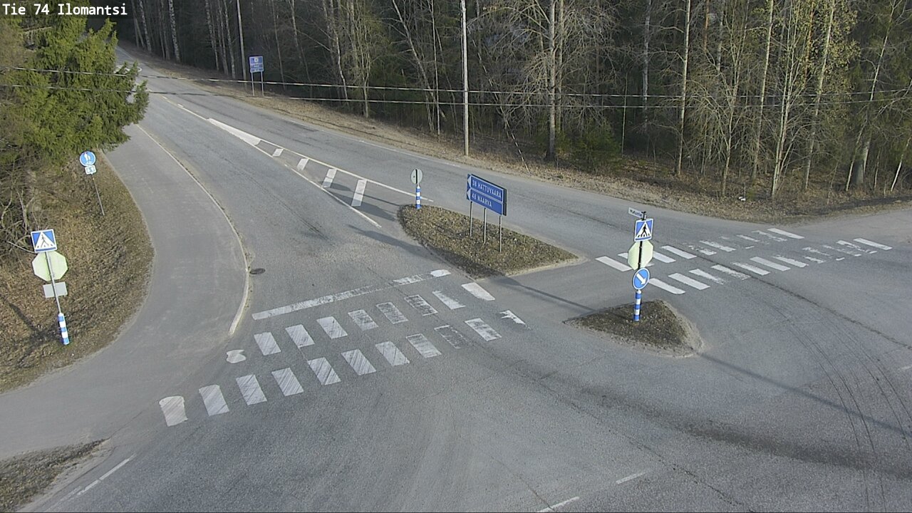 Weather Camera Image Väg 74 Ilomantsi, Ilomantsi, Pohjois-Karjala