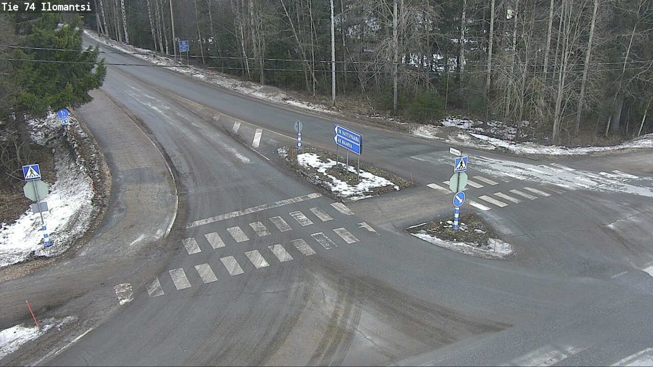 Weather Camera Image Väg 74 Ilomantsi, Ilomantsi, Pohjois-Karjala