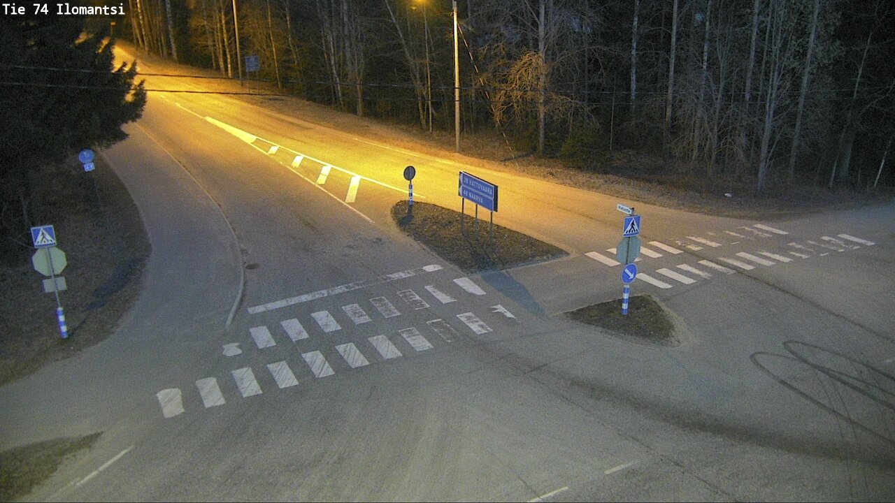 Weather Camera Image Väg 74 Ilomantsi, Ilomantsi, Pohjois-Karjala