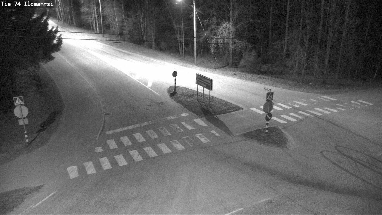 Weather Camera Image Väg 74 Ilomantsi, Ilomantsi, Pohjois-Karjala