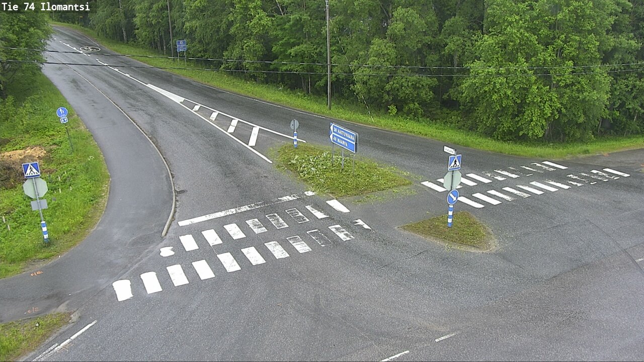 Weather Camera Image Väg 74 Ilomantsi, Ilomantsi, Pohjois-Karjala