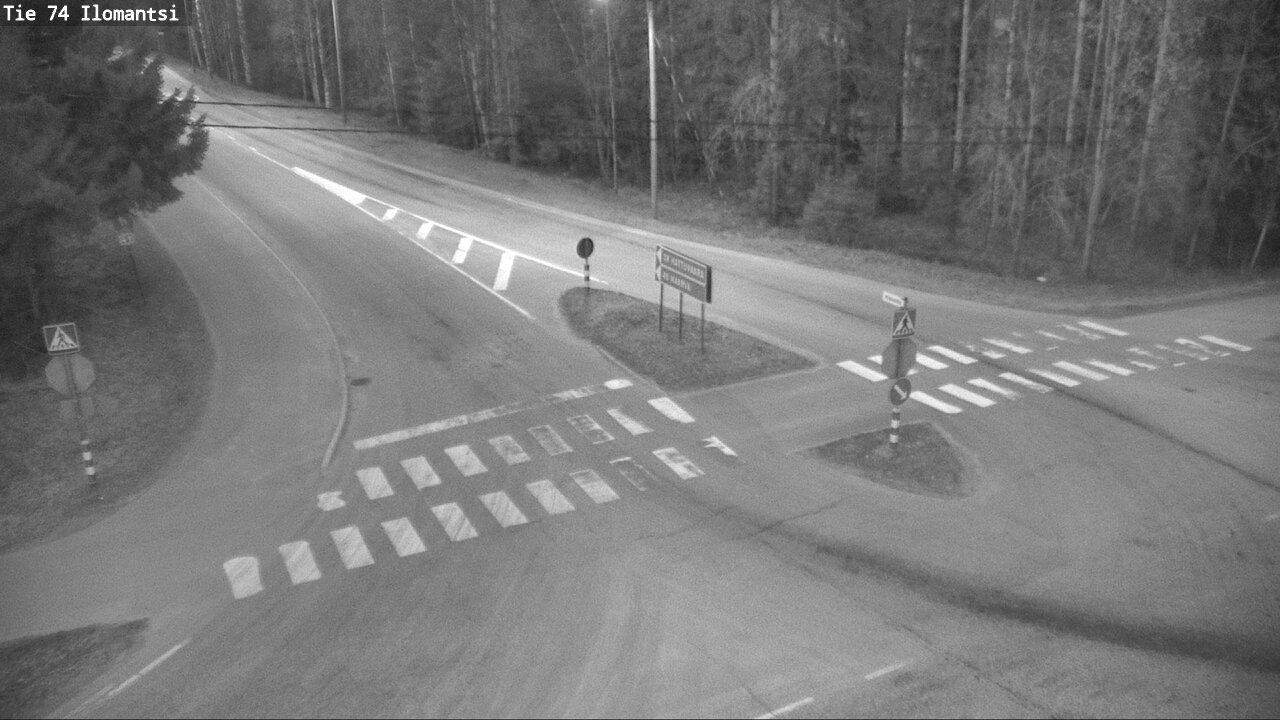 Weather Camera Image Väg 74 Ilomantsi, Ilomantsi, Pohjois-Karjala