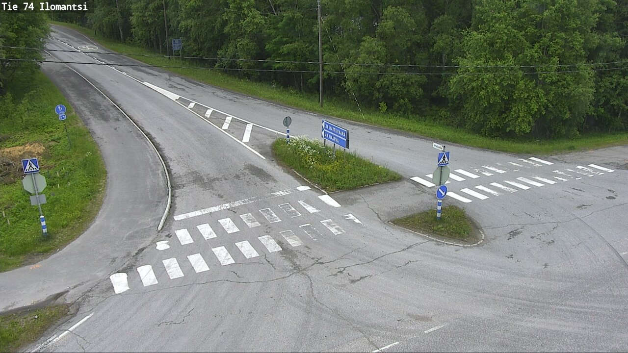Weather Camera Image Väg 74 Ilomantsi, Ilomantsi, Pohjois-Karjala