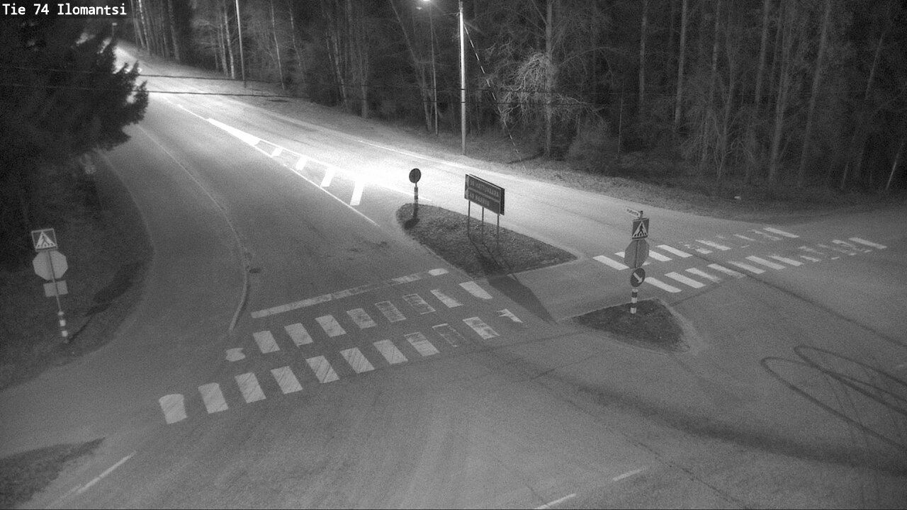 Weather Camera Image Väg 74 Ilomantsi, Ilomantsi, Pohjois-Karjala