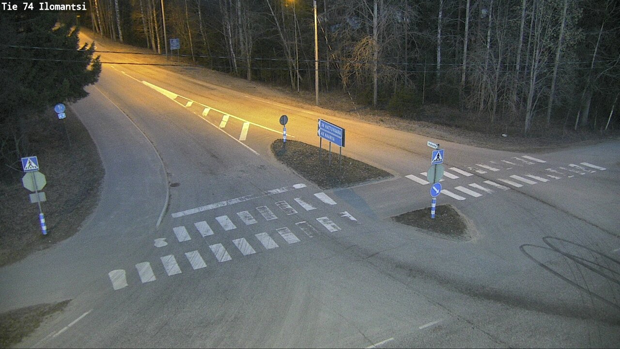 Weather Camera Image Väg 74 Ilomantsi, Ilomantsi, Pohjois-Karjala