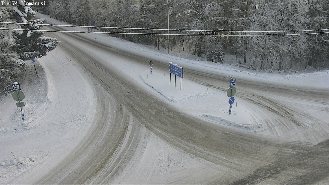 Weather Camera Image Väg 74 Ilomantsi, Ilomantsi, Pohjois-Karjala