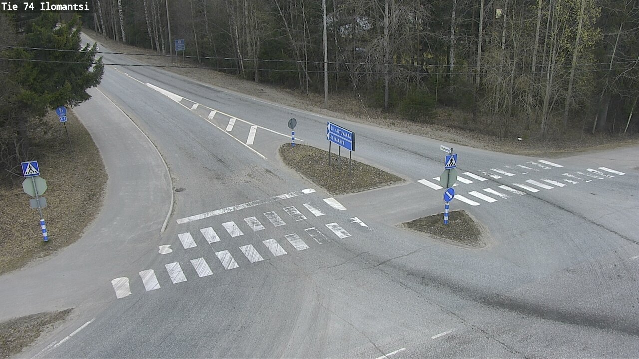 Weather Camera Image Väg 74 Ilomantsi, Ilomantsi, Pohjois-Karjala